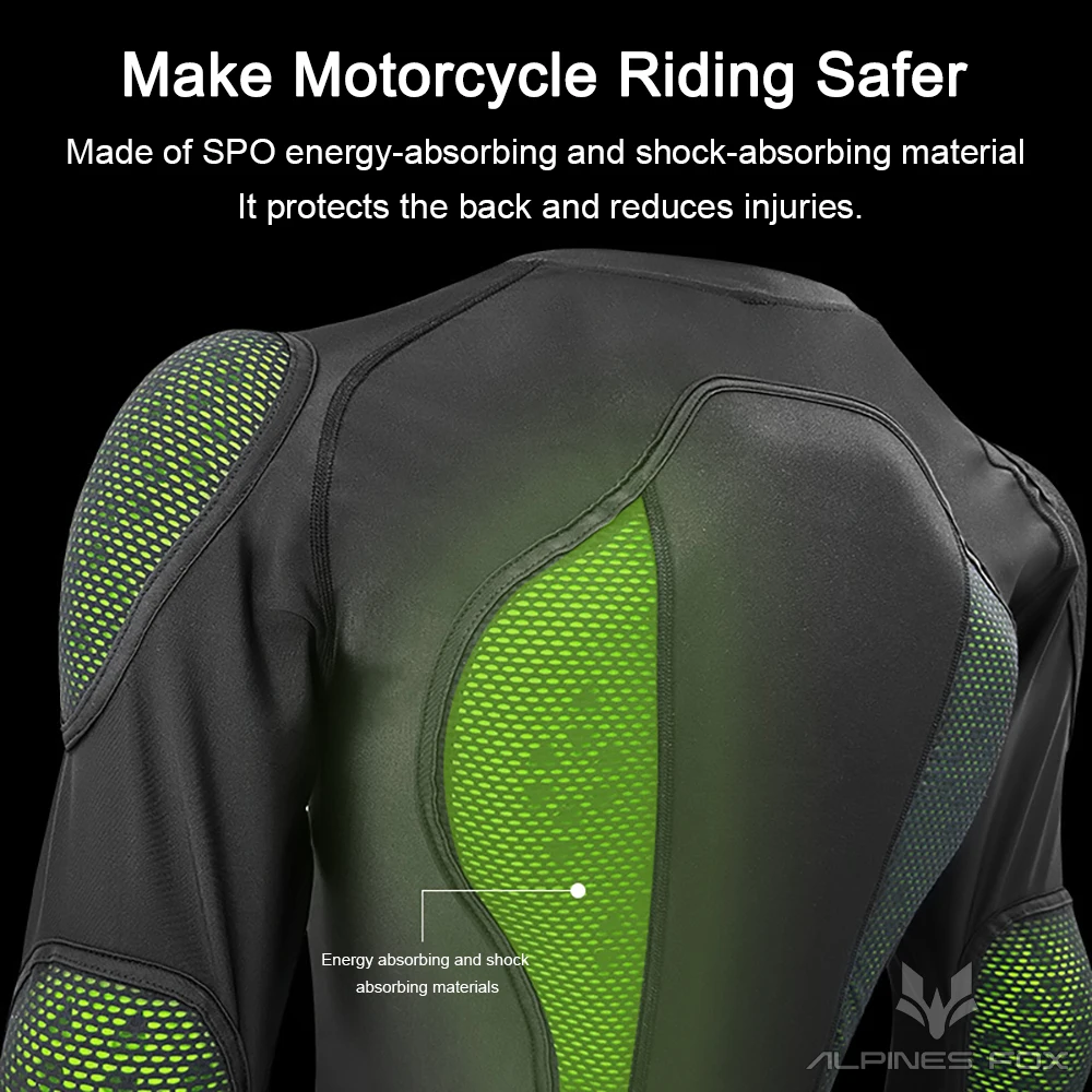 New Motorcycle Armor Underwear Anti-collision ATV Motocross Mesh Clothes Quick-Drying Motorbike Body Protective Gear Men Women