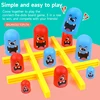Tic Tac Toe Funny Table Board Games Family Party Game Big Eating Small Chess Puzzle Toys Parent-child Interactive Toys for Kids 5