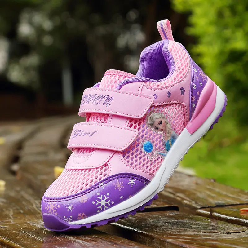 أحذية كاجوال للفتيات من ديزني ، أحذية رياضية للأطف...