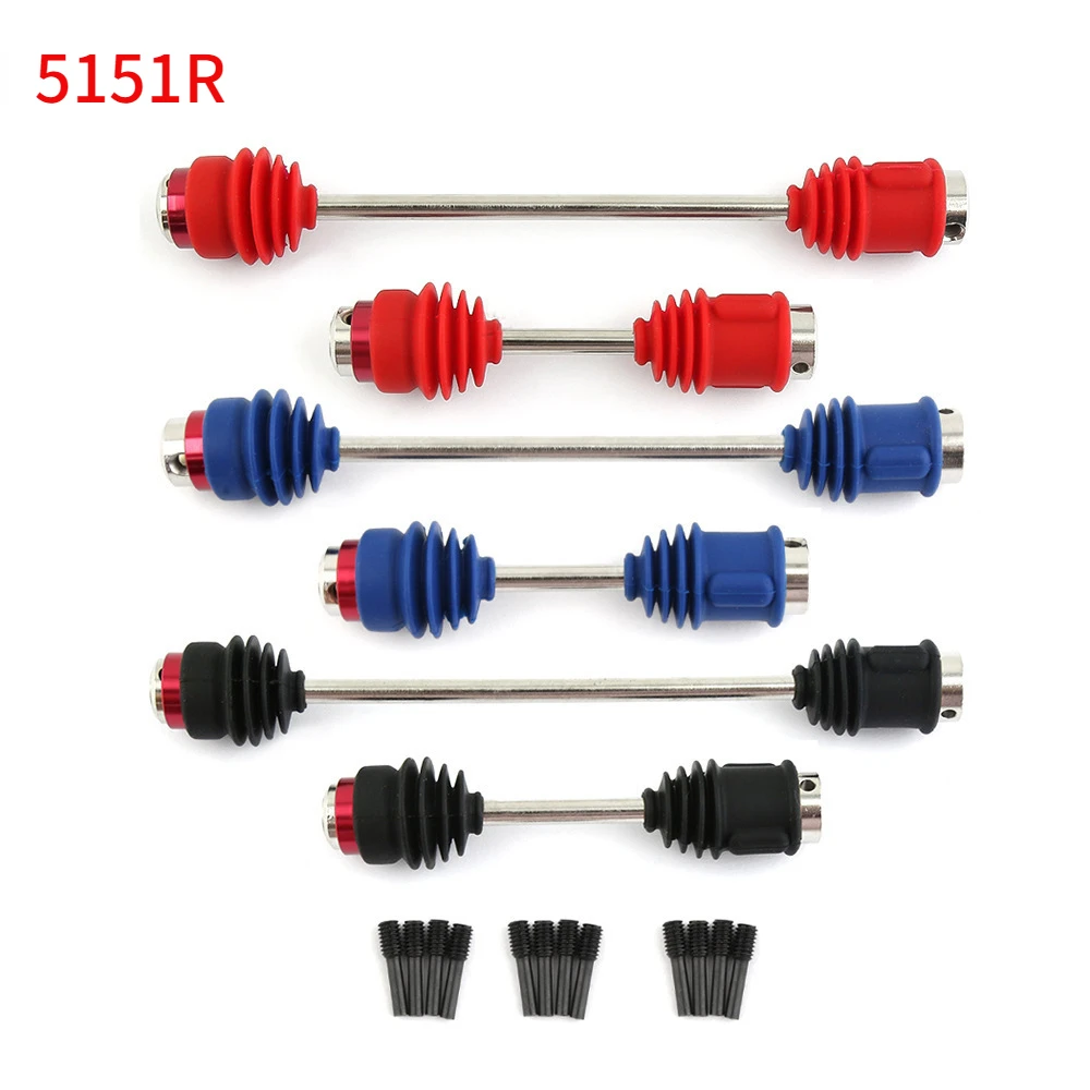 

Metal Steel Center Drive Shaft CVD With Dust Boots Brushed Brushless #5151R For 1/10 Traxxas E-Maxx Upgrades Parts Accessories