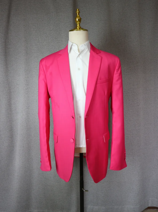 Mens Suit Street Wear Men Suits 2 Pieces Groom Party Wedding Peaked Lapel Terno Masculino Tuxedos Costume Homme Male Blazer Sets