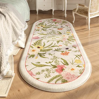 French Floral Plush Area Rug 1