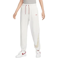 Nike officiel véritable vêtement de sport femme taille haute cravate pantalon de sport HV8463-133 5