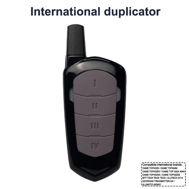 Garage Remote Control Duplicator 433 315 868MHz Gate Door Opener with learning Code Clone Access Portal 3