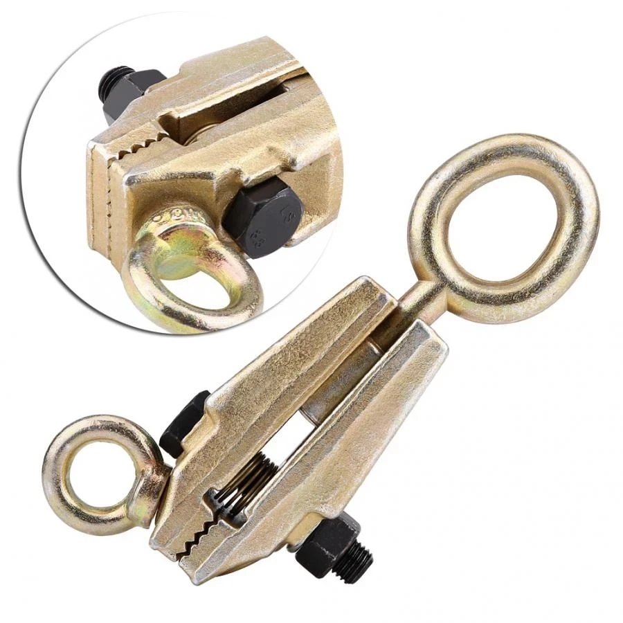 5 Ton Auto Body Pull Clamp - 2-Way Self-Tightening Frame Grip For Car Repair