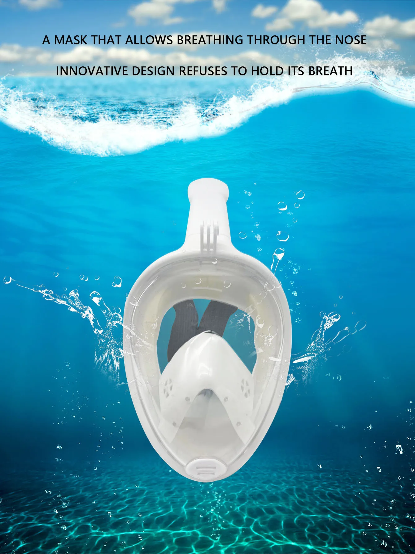Description Picture 4 of itemUnderwater Snorkeling Full Face Children Swimming Mask Set Scuba Diving Respirator Masks Anti Fog Safe Breathing for Kids Adult