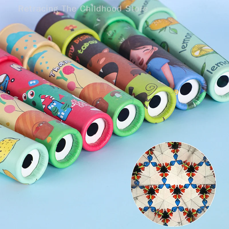 1 Piece Children Party Gift Large Rotating Kaleidoscope Classic Educational Toys For Kids Imaginative Cartoon Toy