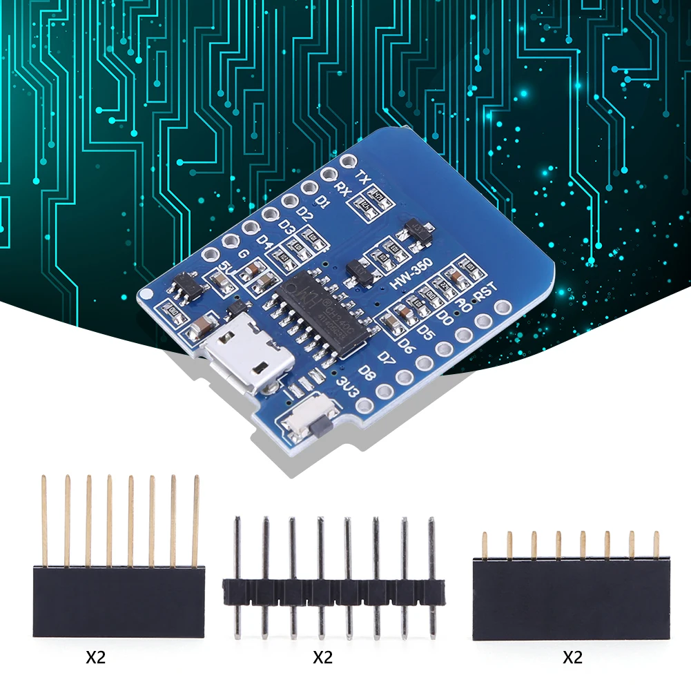 D1 Mini Nodemcu Lua Expansion Board Support OTA Launch Internet Development Board for Arduino Compatible for WeMos D1 Mini