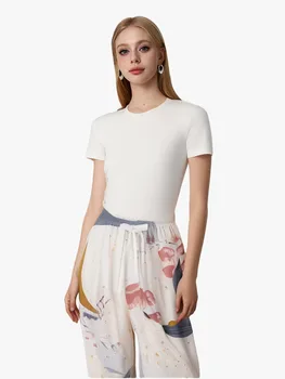 بنطال نسائي غير رسمي بساق مستقيمة ، رفيع ، مريح ، جيد التهوية ، ومناسب للحماية من الشمس والبعوض في الهواء الطلق 6