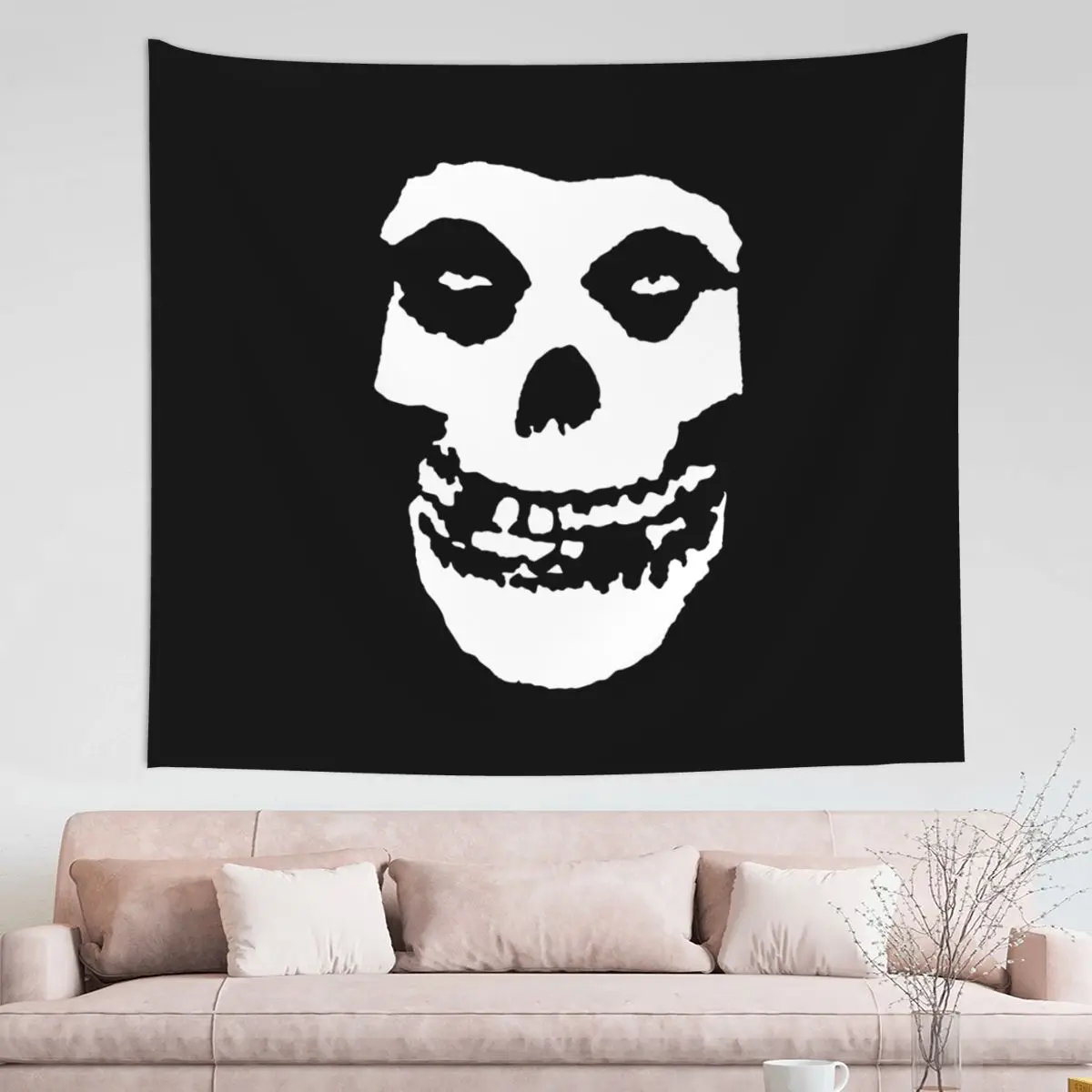 

Skull Misfits Tapestry Wall Hanging Hippie Polyester Wall Tapestry Boho Decoration Room Home Decor Tapiz