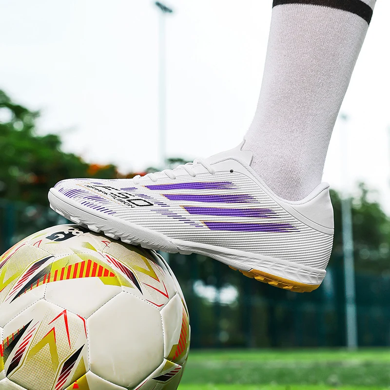Premium Unisex Non-Slip Ankle Football Boots - Comfortable Professional Soccer Sneakers for Men & Boys