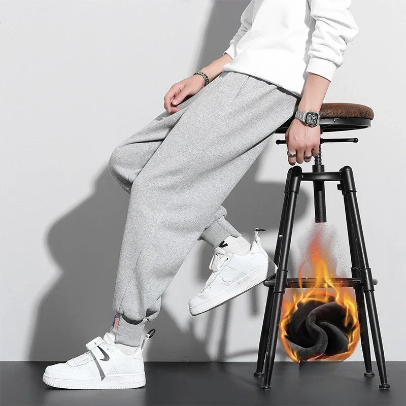 Casual pants Loose cotton leggings Versatile sportswear cargo pants men sweatpants joggers men baggy