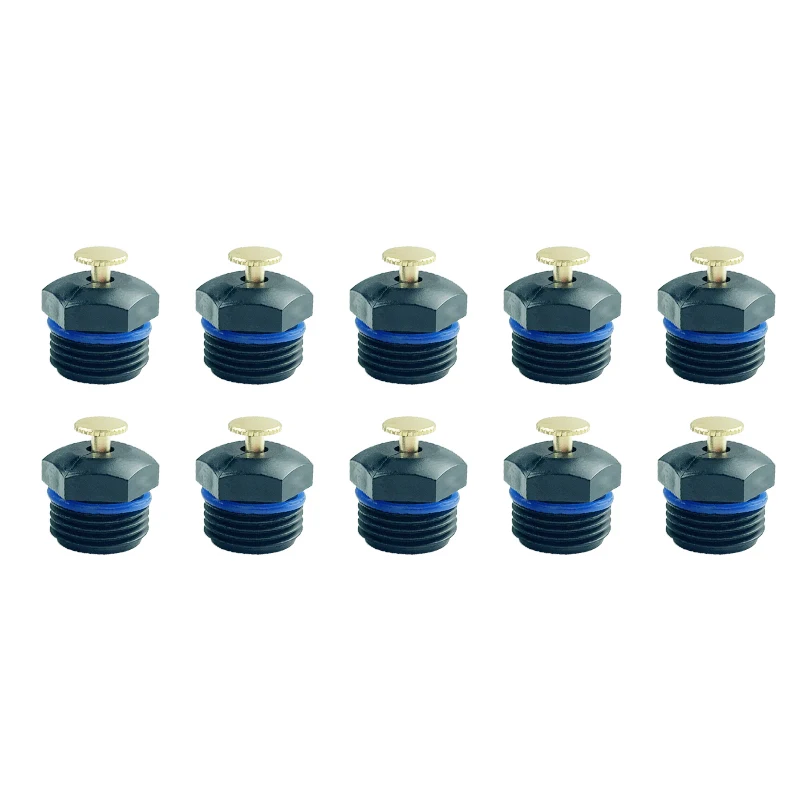 1/2 Inch Brass Spray Nozzle Leak-proof Patio Irrigation Adjustable Micro Sprinkler Water System Garden Supplies 10 Pcs