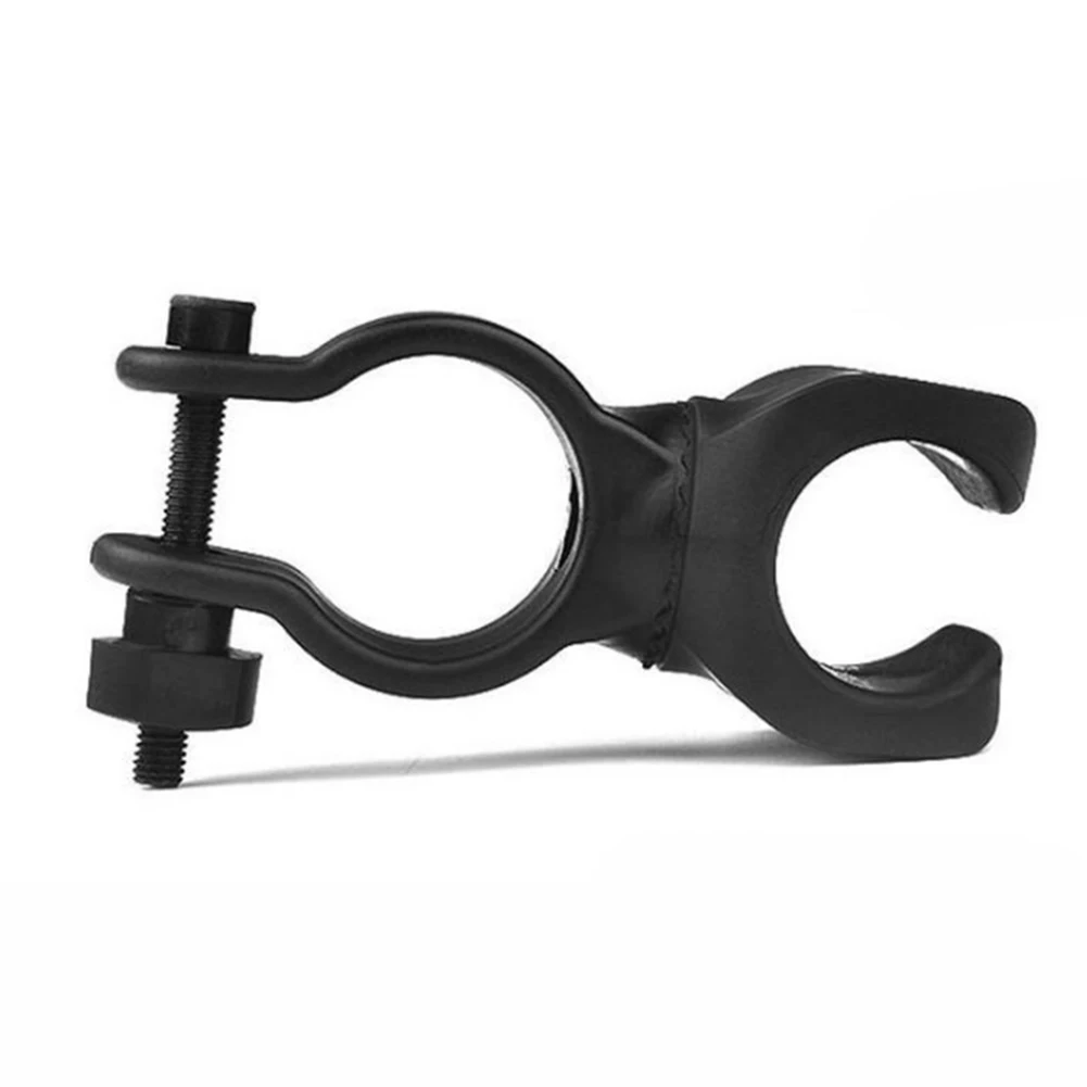 

Outdoor Flashlight Holder Bicycle Light Clip TPR+plastic 360 Rotation Fit 2.5cm Handlebar Full Control High Quality