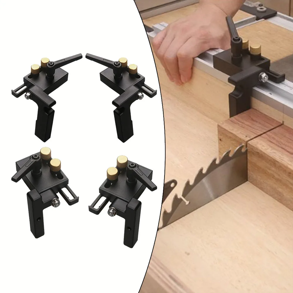 

1pc Sliding Limiter Miter Track Stop Track For 19mm T-Slot T-Tracks Stop Chute Limiter Woodworking Machinery Parts Durable