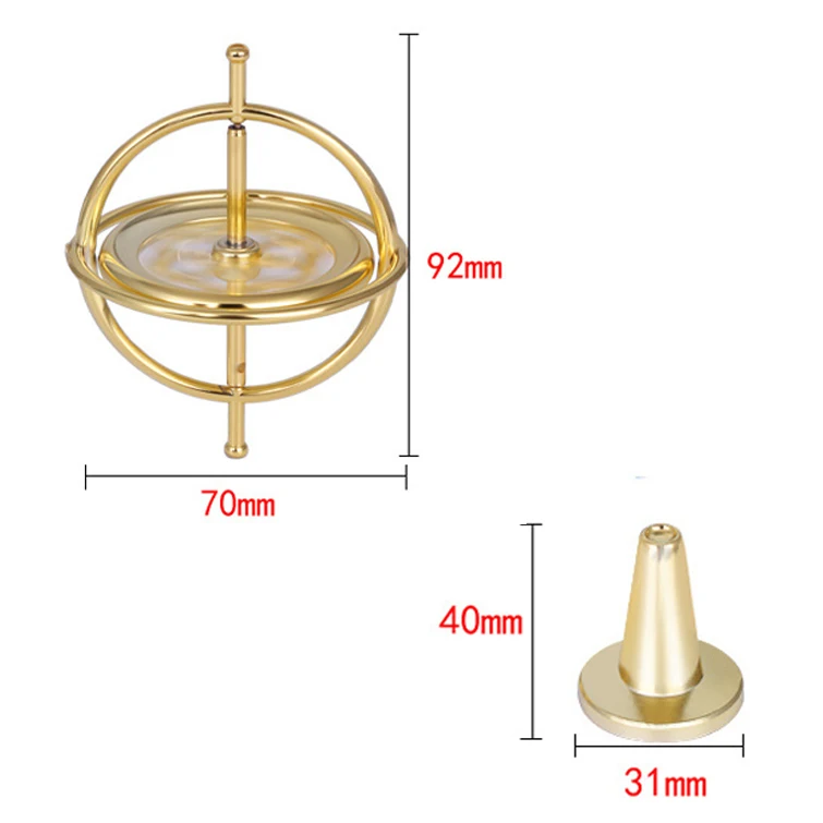 Educational Self Balancing Finger Gyroscope Anti Gravity Ideal Gift for Kids Science Exploration