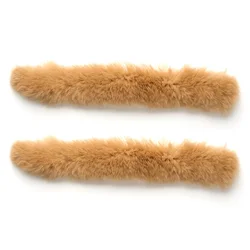 Rabbit Hair Bow String Stabilizers - High Performance Archery Accessories (2 - Pack) (Brown)