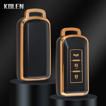 Custodia per chiave a distanza per auto in TPU di moda per Mitsubishi Outlander ASX LANCER Pajero Sport Eclipse Cross custodia protettiva Fob - Custodia per chiave a distanza per auto in TPU di moda per Mitsubishi Outlander ASX