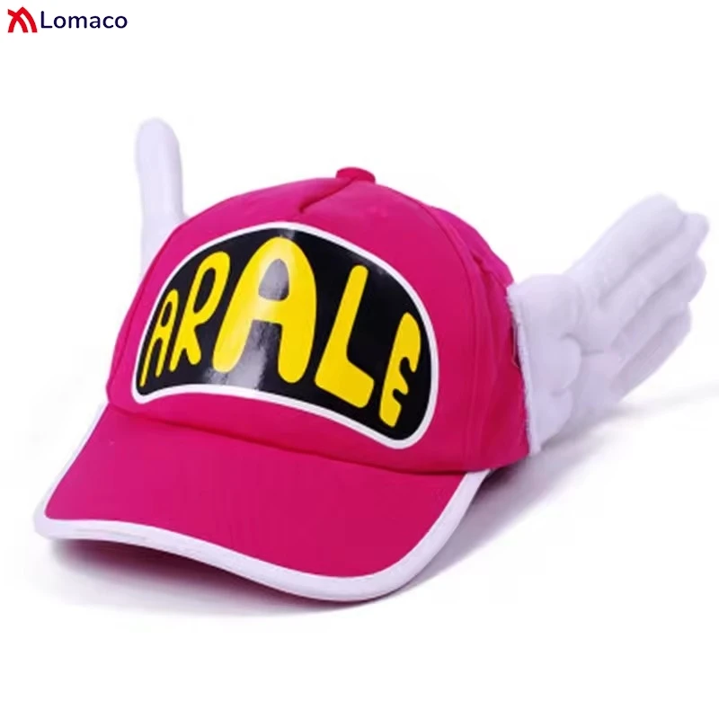 Kids / Adults Anime Dr.Slump Arale Hat Angel Wings Cosplay Hats Baseball Cap Cotton / Mesh Caps 4