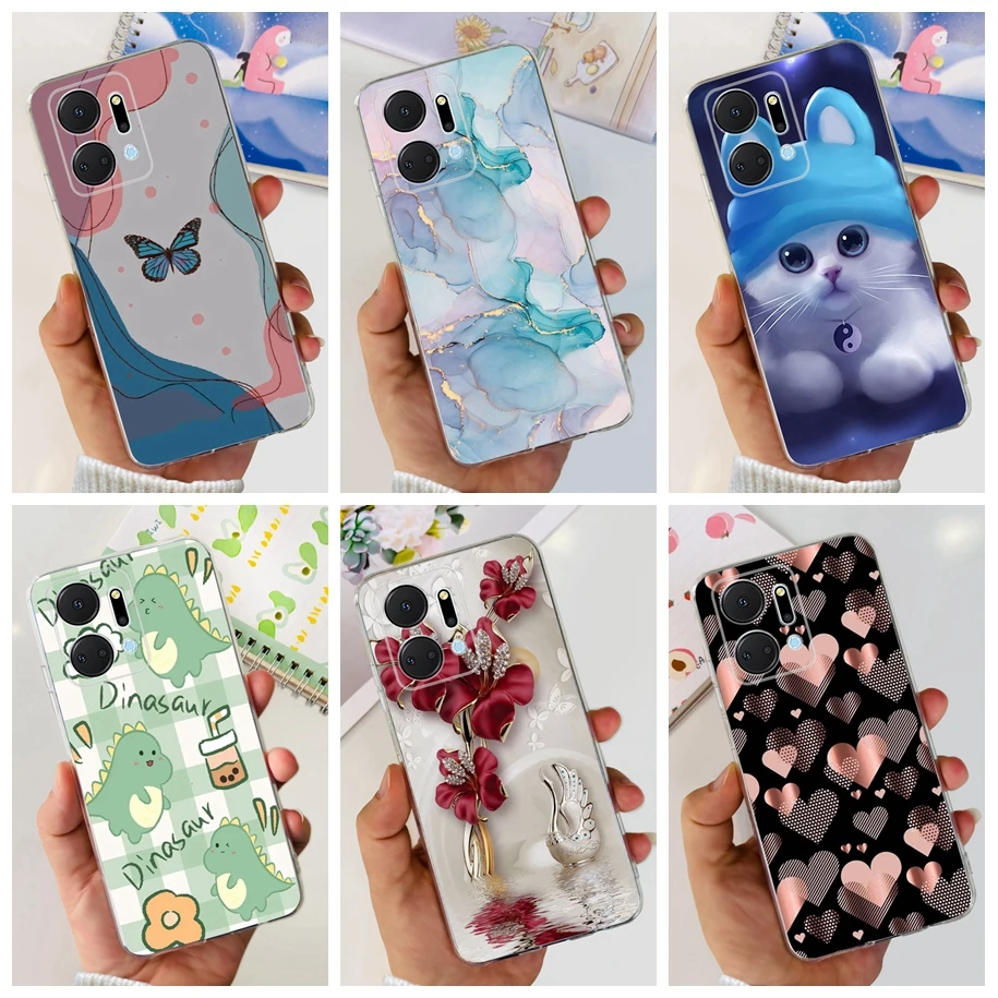 Elegant Silicone Soft TPU Phone Case - Flexible Protective Cover for 6.75-Inch Smartphones