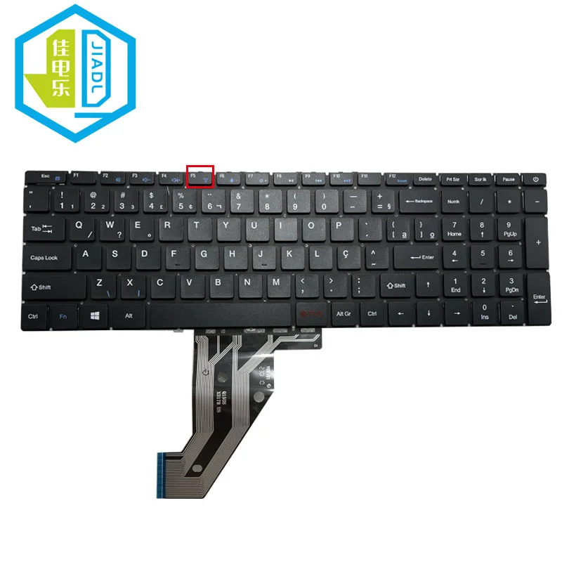 Evoo-peças do Teclado do pc Portátil Teclados de Substituição do Brasil Evc1562bk Evc1561bk Evc156-2 Evc156-1 Bra Novo - Imagem 3