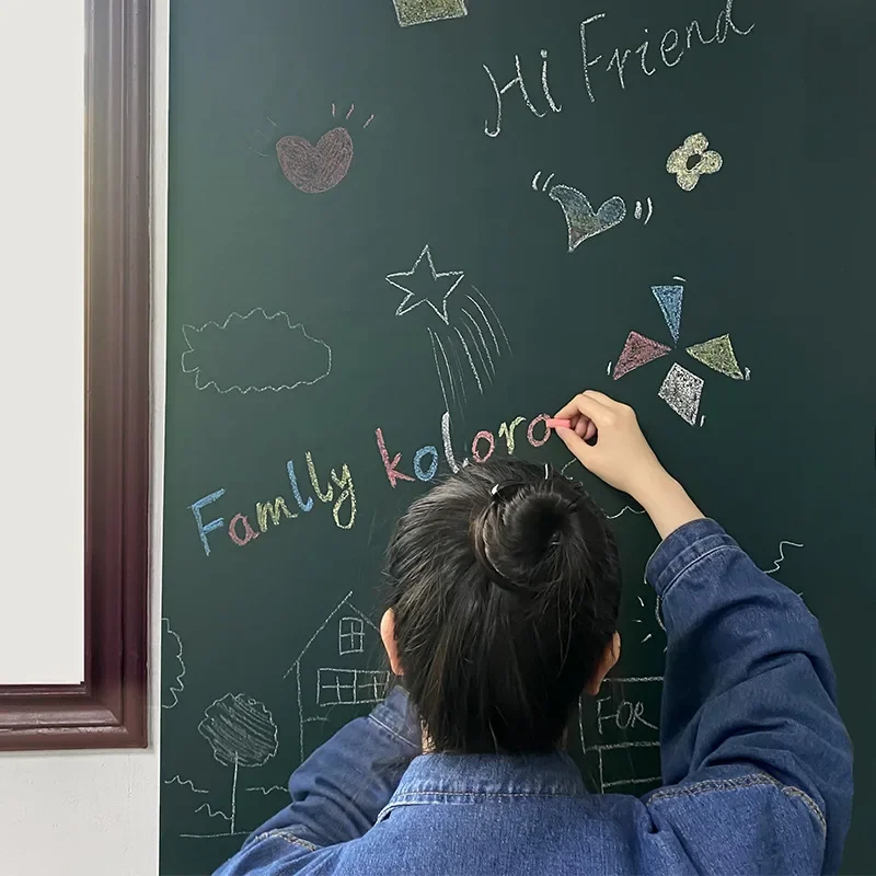 45x150CM Wall Stickers Kids Room Vinyl Chalkboard Children Blackboard Stickers Chalkboard Paint Chalk Paint Wall