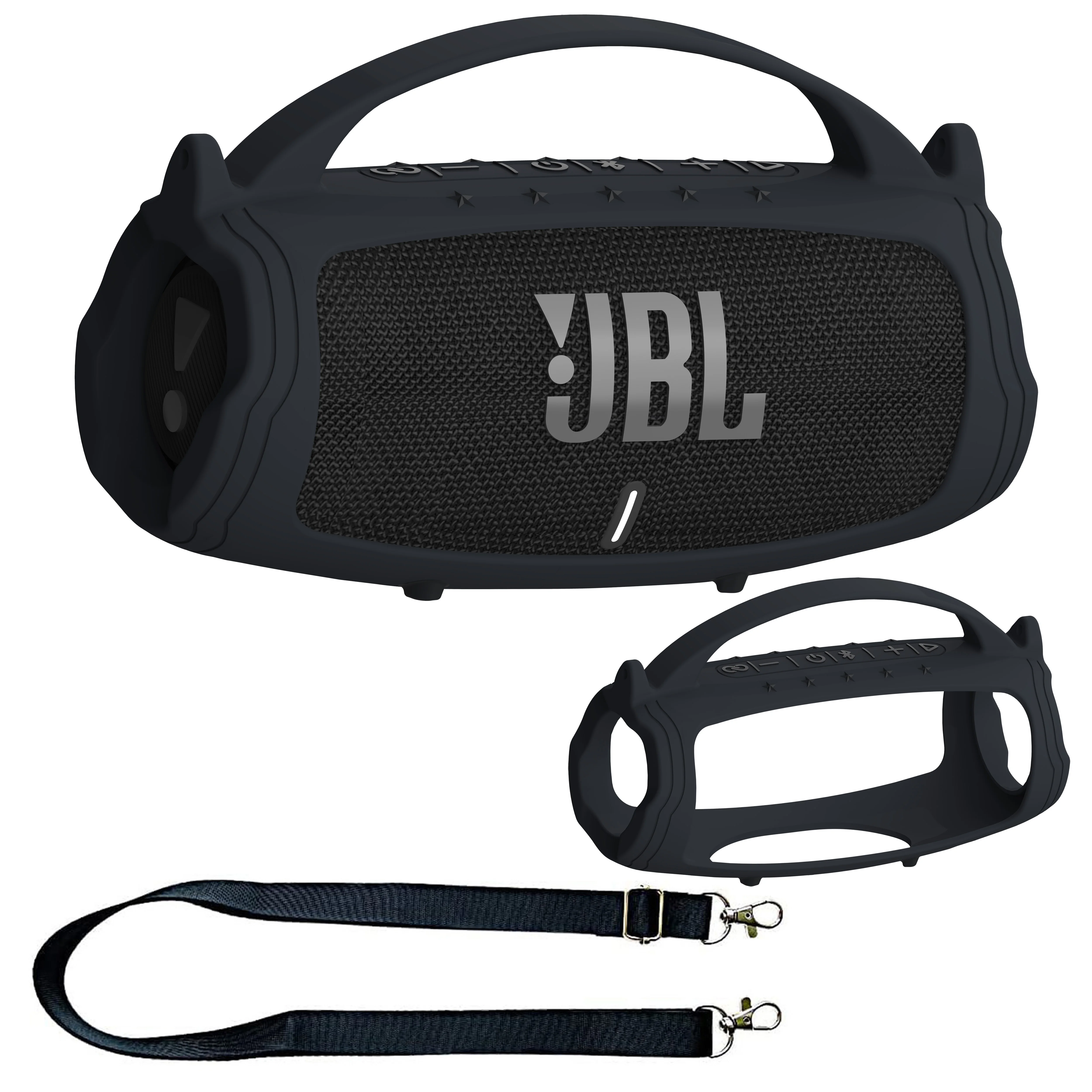 Funda protectora con mango de silicona y correa para el hombro para JBL  Charge 4, Altavoz Bluetooth portátil - AliExpress