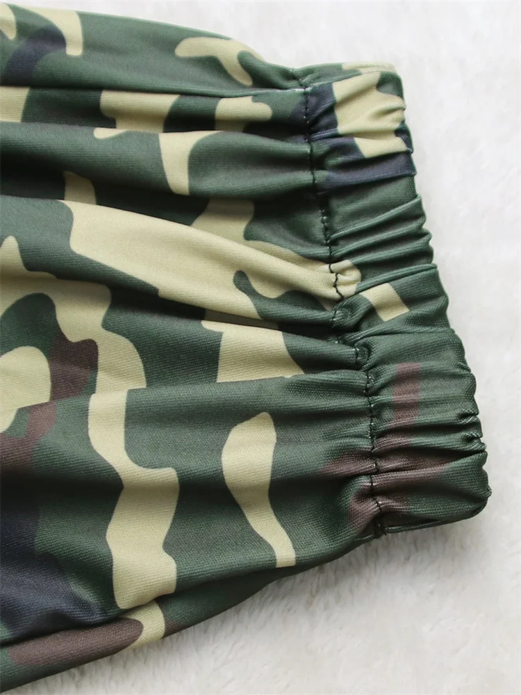 Wmstar Jumpsuit Women Camouflage Cargo Pants Pockets Casual Cool Fashion New Street Wear Romper Wholesale Dropshipping S-2XL