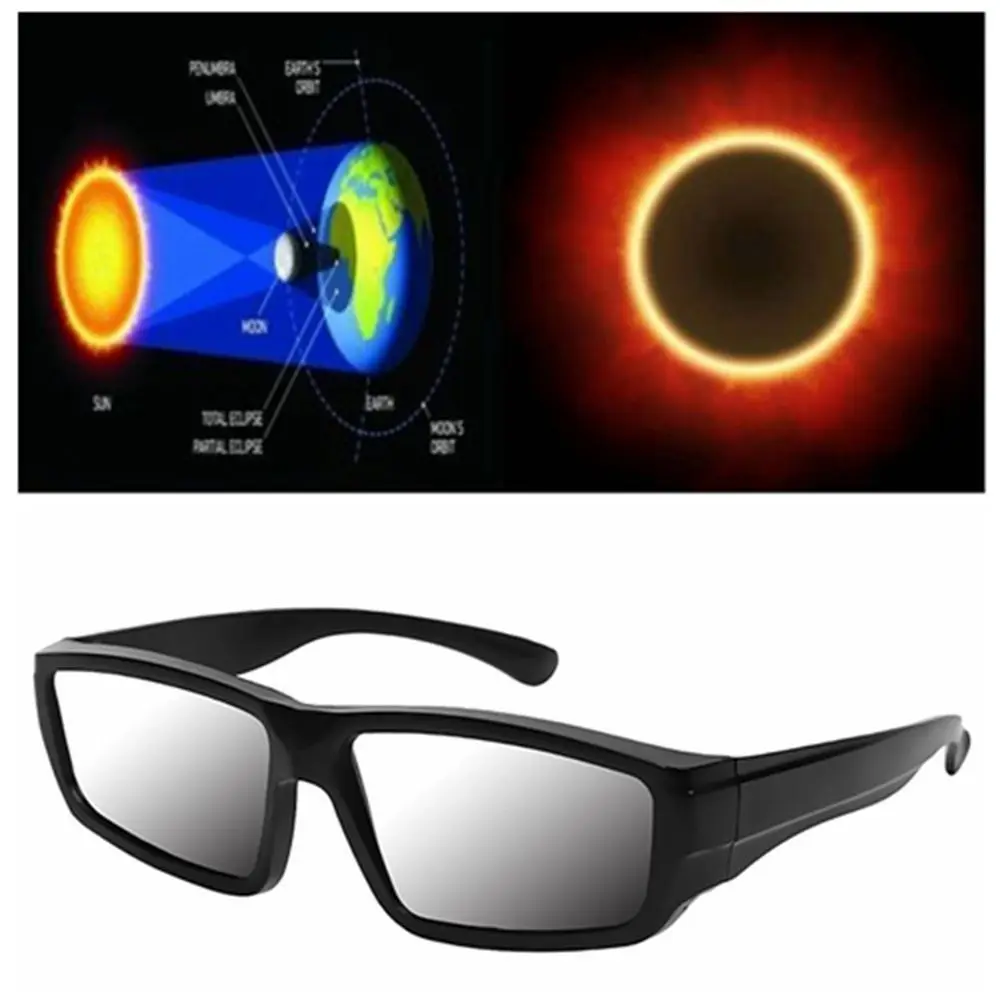 

1/10Pcs Solar Eclipse Glasses Outdoor Eclipse Anti-uv Safety Shade Direct View Of The Sun Protects Eyes Eclipse Viewing Glasses