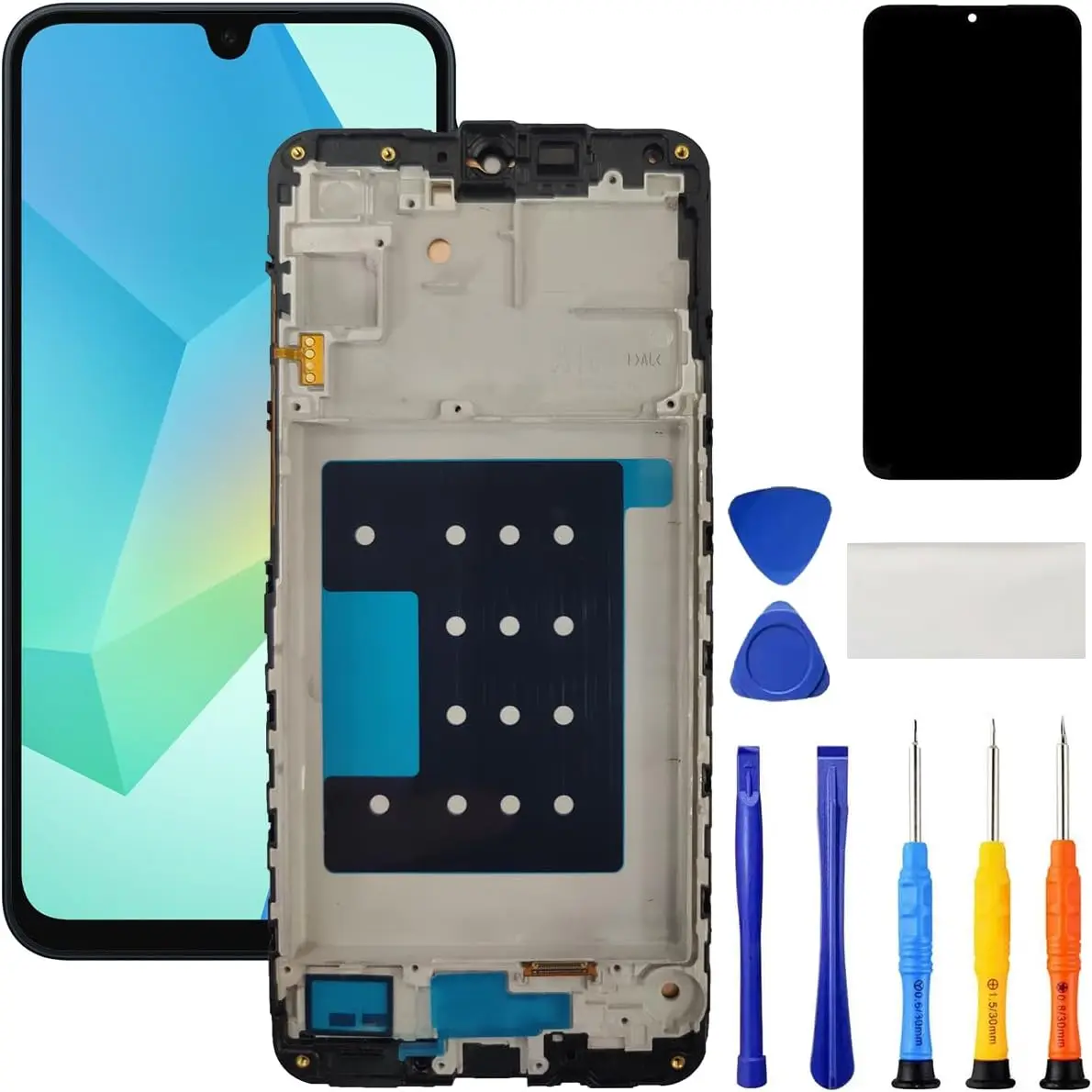 Per Samsung Galaxy A16 5G SM-A166E A166B A166u Sostituzione dello schermo con cornice.