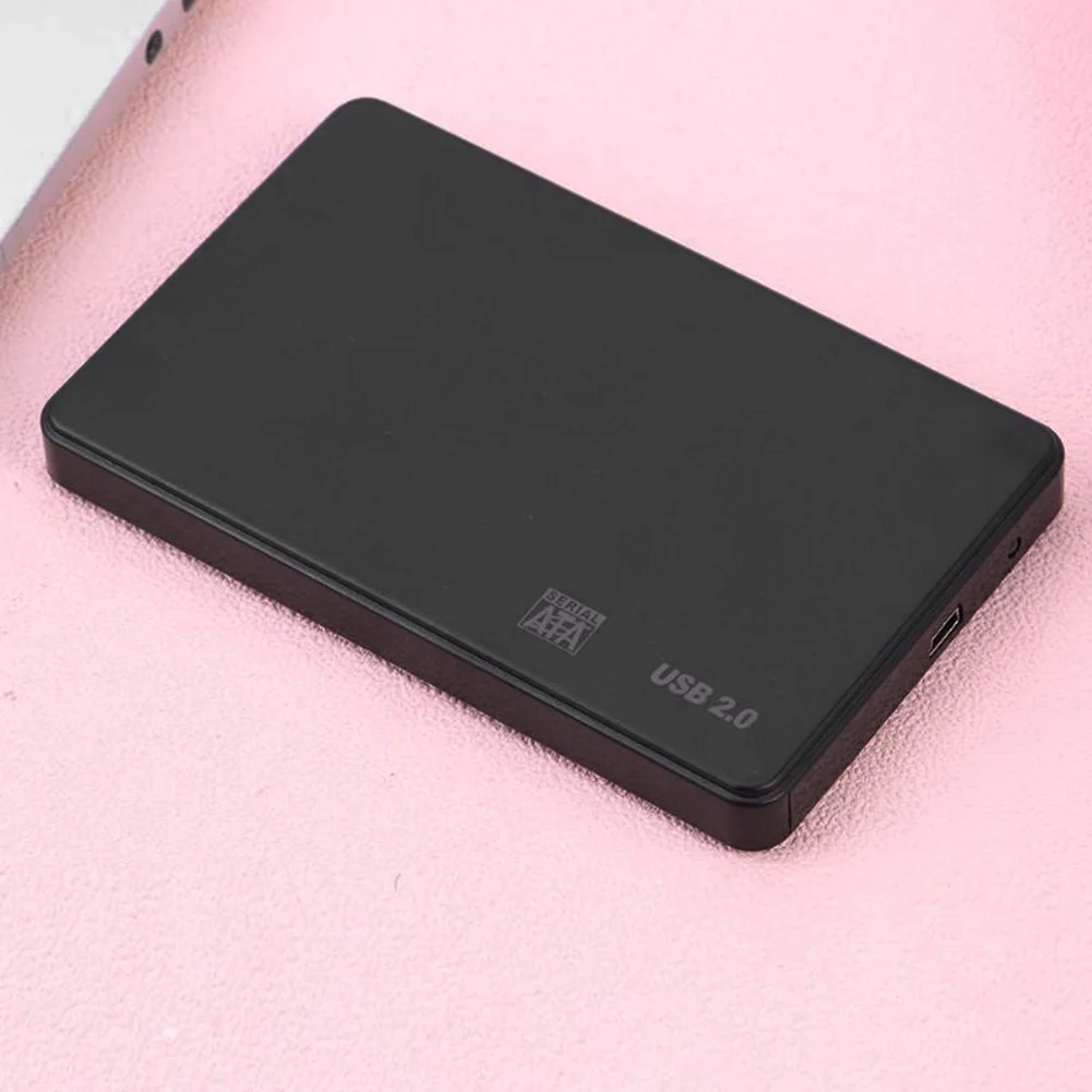 2.5 inch SATA SSD HDD Mobile Case HD Enclosure Plastic 3TB USB 2.0/3.0 Hard Disk Enclosure Super Speed for Windows