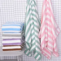 70*140cm Hotel Spa Bath Towel Quick-drying Towel Bath Towels Natural Ultra Absorbent Eco-Friendly Beach Towel Bathroom Sets 2