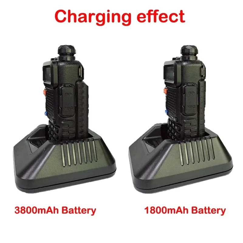 Baofeng UV-5R 3800mah 1800mAh BL-5 Battery for UV-5R UV-5RE DM-5R Plus Compatible RT-5R RT5R Walkie Talkies UV 5R BF-F8 BF-F8HP 3
