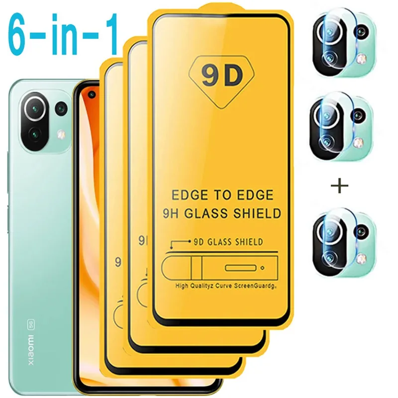 pelicula For Xiaomi 11 Lite 5G xiaomi 13t Glass Xiaomi 13T 12T Pro Screen Protector Xiaomi 11 Lite 5G NE Safty Glass on Mi 11 Lite Camera Xiaomi 11T