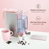 Pink Coffee Maker 3-in-1 Single Serve Coffee Machine, For Flat Bottom Coffee Capsule, Ground Coffee, 6 to 10 Ounce Cup 6