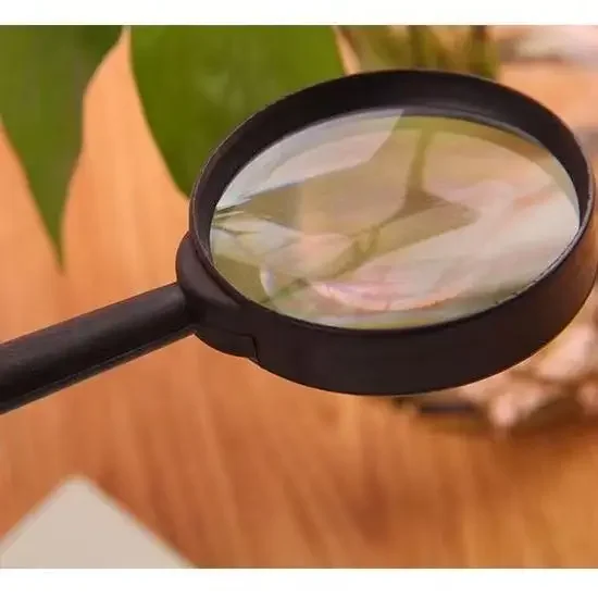 휴대용 휴대용 확대경, 노인 독서 신문, 사무용품, 도매 배치 처리, 100mm