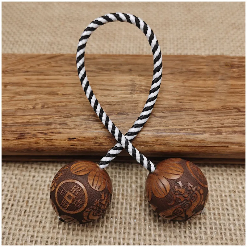 Rosewood Baole Beads Begleri Hand Play Decompression Artifact Finger Yo-Yo Educational Exercise
