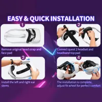 Head Strap Compatible with Oculus Quest 2, Meta Quest 2 Accessories Adjustable Elite Strap Replacement for VR - Image 6