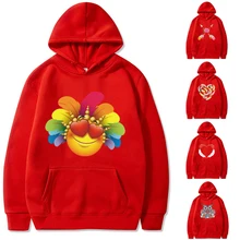 

2022 Feather Print Hoodies Men Women Casual Crewneck Sportswear Warm Sweatshirt Loose Hoody Autumn Clothes Fashion Streetwear