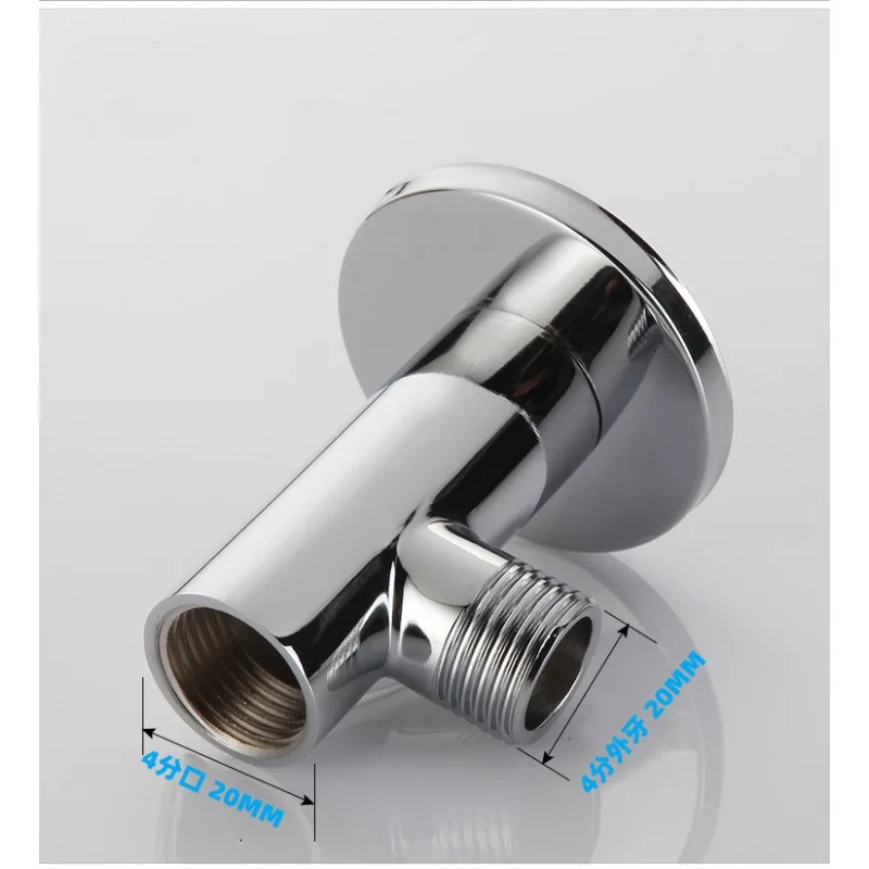 Stainless Steel Shower Arm Bottom Hose Wall Mounted Shower Head Extension Arm Joint Shower Nozzle Accessories  Fixed Base 4