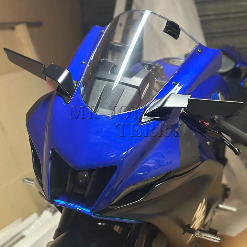 야마하 YZF R7 2021-2025 YZF-R6 2017-2020용 오토바이 미러 스텔스 미러 스포츠 윙렛 미러 키트 조절식 미러
