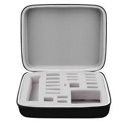 Deluxe Carrying Case for Men's Grooming Kit and 18-Piece Trimmer Set (Gray)
