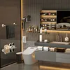 Bathroom Accessories Towel Bars Towel Holder Restroom Rack Creative Nordic Luxury Acrylic Material On Wall