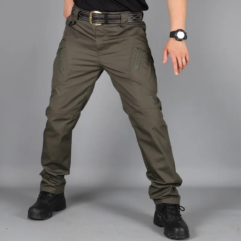 Tactical Cargo Pants Men Combat Trousers Cargo Pants Multiple Pockets Working Hiking Casual Men's Trousers Plus Size 6XL 5