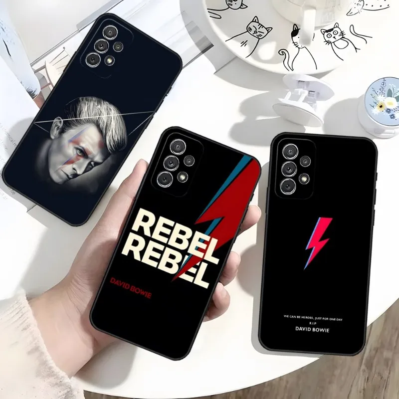 Custodia Per Telefono D-David Singer Bowie Per Samsung Galaxy A13 A02 A52 A22 A53 A73 A71 A54 A34 Cover Posteriore