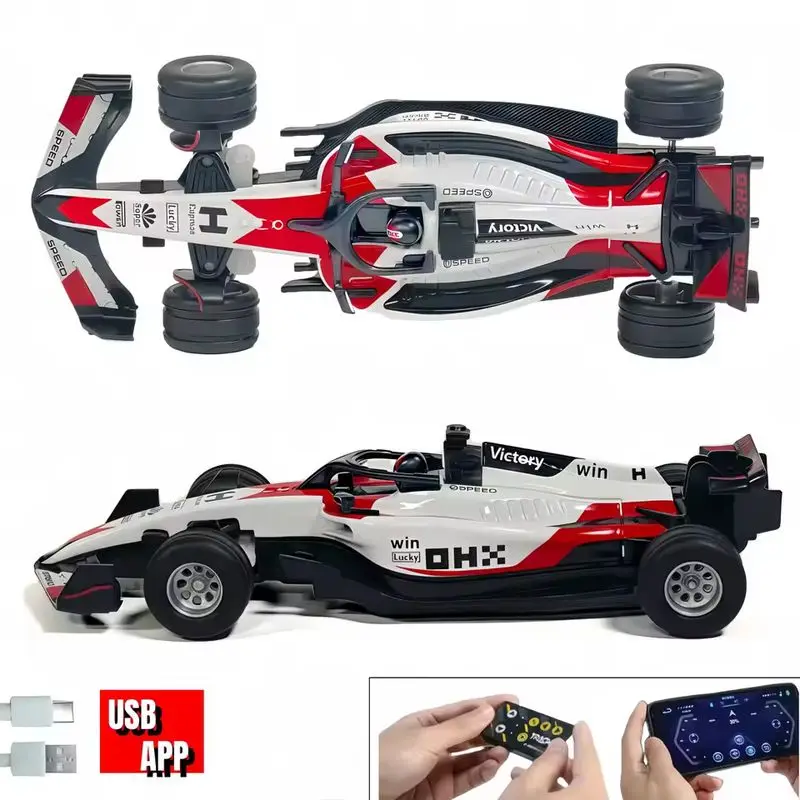 Auto RC Mini 1:64 in Lega ad Alta Velocità con Luci e Controllo APP, Auto RC Drift 2.4G, Giocattoli da Scrivania, Regali di Compleanno per Ragazzi - Image 6