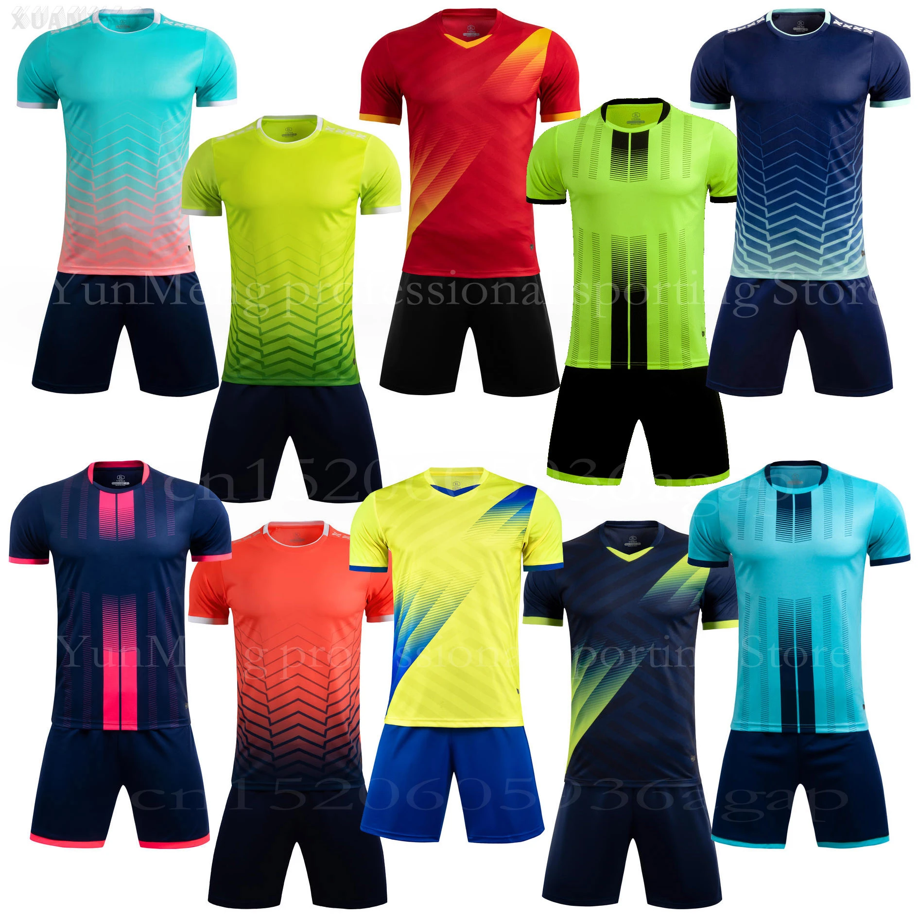 Conjunto de de fútbol para niños y adultos, Kit de fútbol, ropa deportiva, uniformes de fútbol, chándal de entrenamiento para mujeres|Sets de - AliExpress