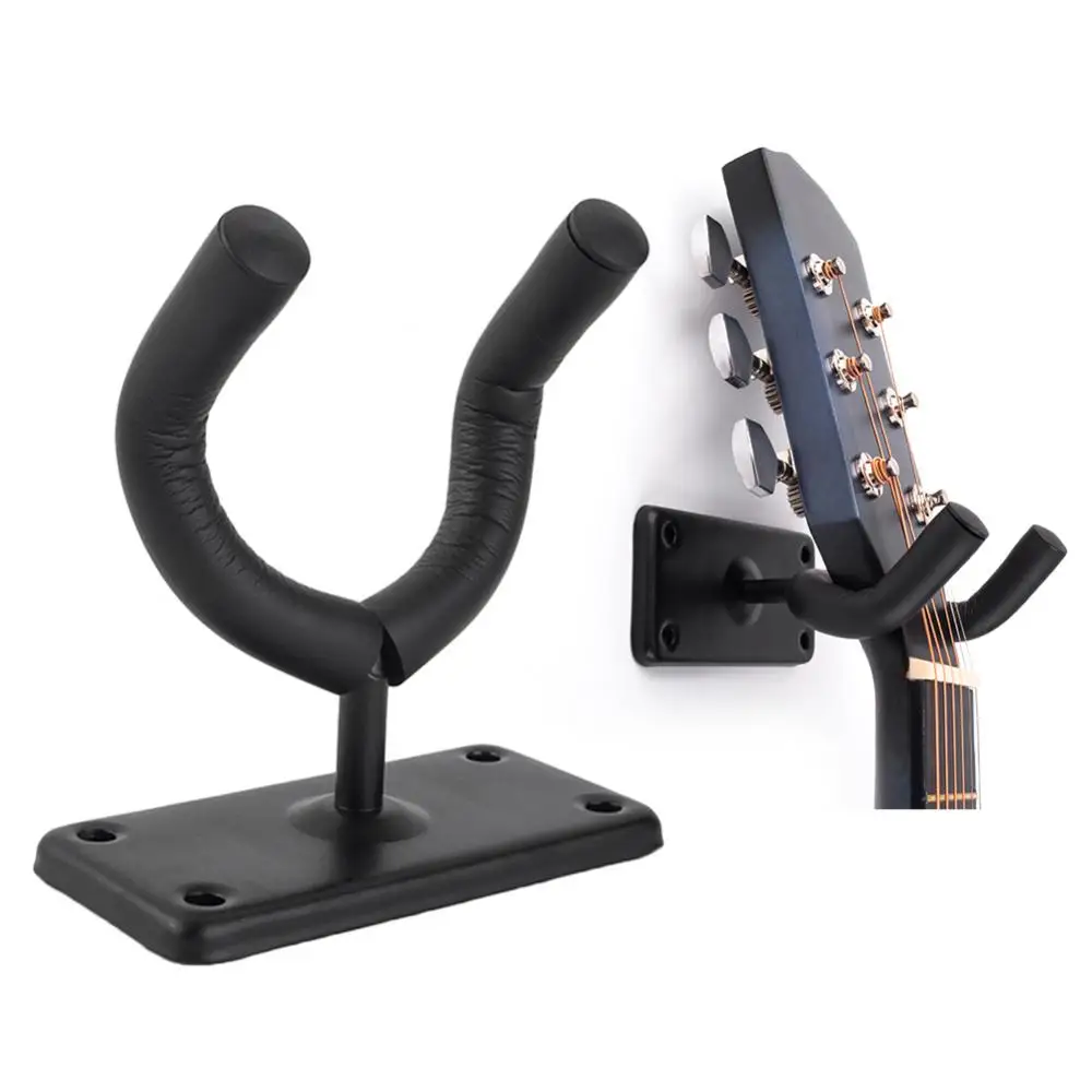 

Wall Mounted Hook Holder Guitar Hanger Stand with 4 Screws Bass Ukulele Support Musical Instruments Accessories