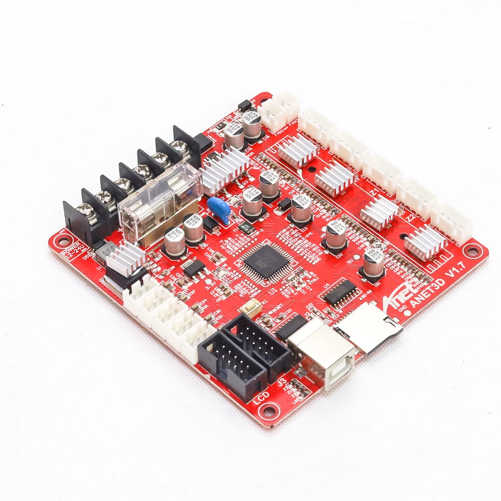 Upgrade Satety and Precise Replacement for DIY Auto Levelling A8 3D Desktop Printer 3D Printer Accessories Kehuashina A8 V1.7 Control Board Mainboard Self Assembly 12V Mother Board 