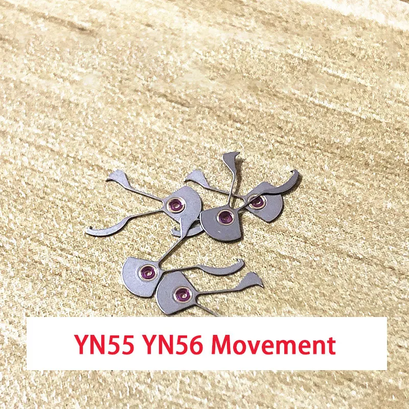 2PCS YN55 YN56 YN77 YN57 Movement Movt Automatic Fork and Automatic Wheel Fit Oriental Double Lion Watch Repair Spare Parts